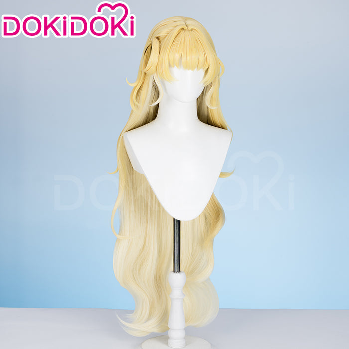 【Ready For Ship】DokiDoki Game Wuthering Waves Cosplay Phoebe Wig Long Curly Blonde Hair