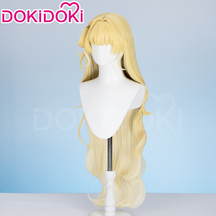 【Ready For Ship】DokiDoki Game Wuthering Waves Cosplay Phoebe Wig Long Curly Blonde Hair