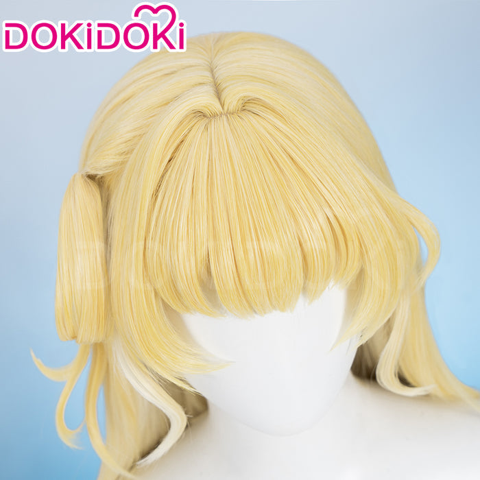 【Ready For Ship】DokiDoki Game Wuthering Waves Cosplay Phoebe Wig Long Curly Blonde Hair