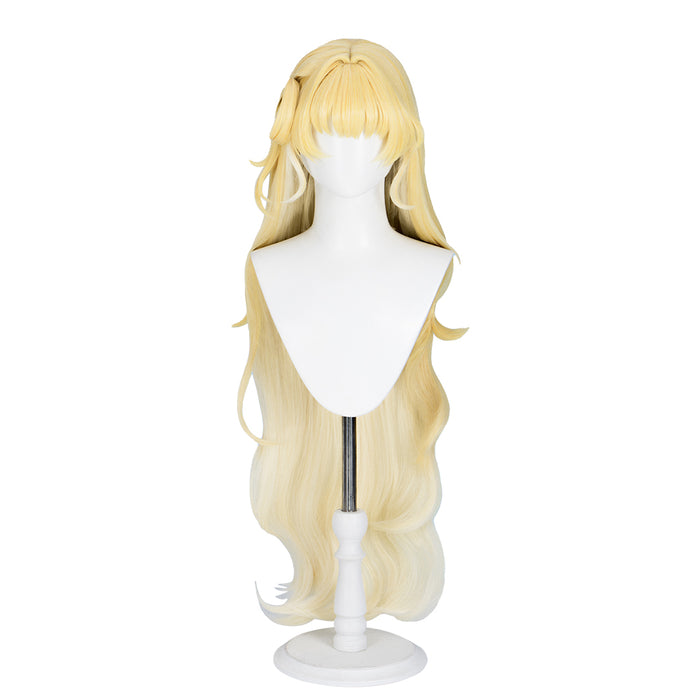 【Ready For Ship】DokiDoki Game Wuthering Waves Cosplay Phoebe Wig Long Curly Blonde Hair