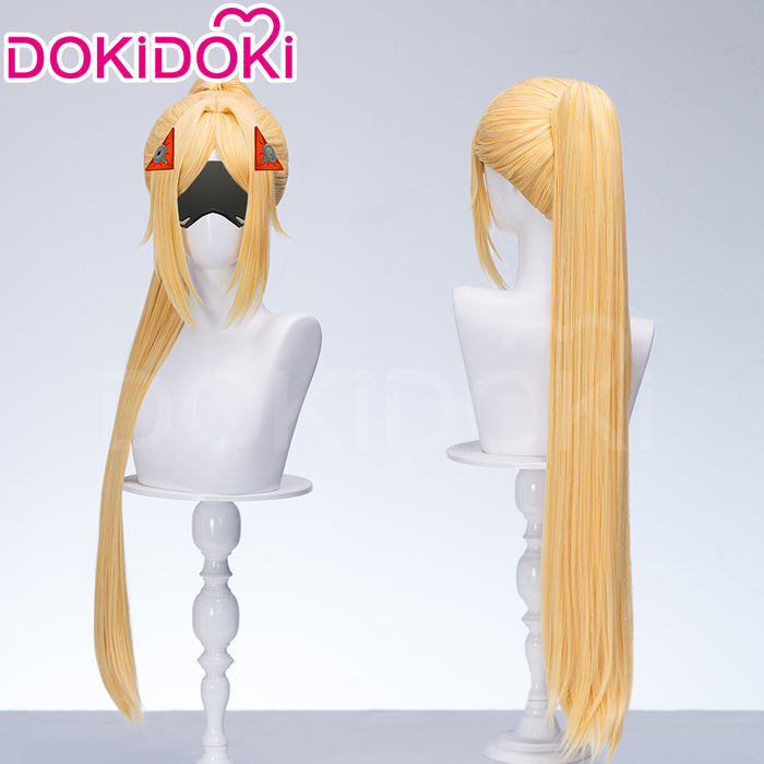 【Ready For Ship】DokiDoki Game Zenless Zone Zero Cosplay Trigger Cosplay Wig Long Straight Blond Hair ZZZ