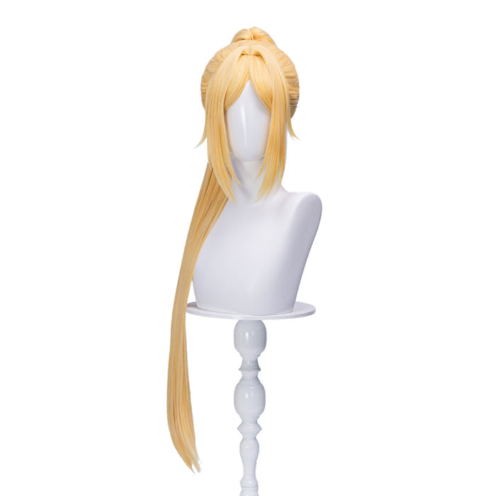 【Ready For Ship】DokiDoki Game Zenless Zone Zero Cosplay Trigger Cosplay Wig Long Straight Blond Hair ZZZ
