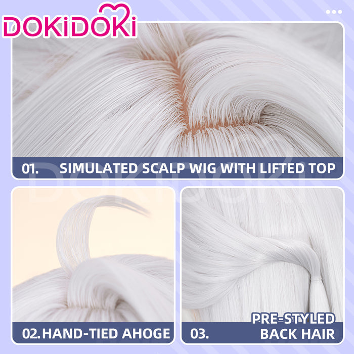【Ready For Ship】DokiDoki Game Zenless Zone Zero Cosplay Yixuan Wig Long Straight Yellow Hair Yi Xuan ZZZ