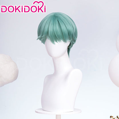 【Ready For Ship】DokiDoki Movie Anime Cosplay Men Wig Short Straight Green Hair