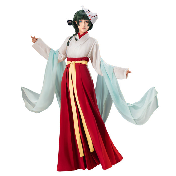 【Ready For Ship】DokiDoki-R Anime The Apothecary Diaries Cosplay Maomao Festival  Dress Costume Mao Mao