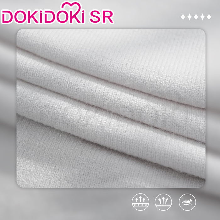 【 Ready For Ship】DokiDoki-SR Game Love and Deepspace Cosplay Xavier White Sweater Casual Wear