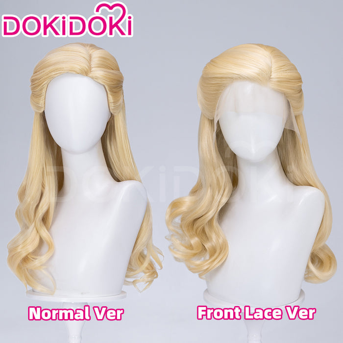 【Ready For Ship】【Front Lace】DokiDoki Movie Cosplay Wig Long Curly Blonde Hair