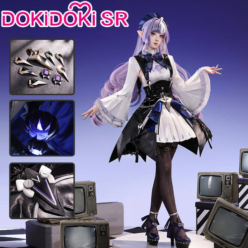 【Ready For Ship】【Glowing】DokiDoki-SR Game Zenless Zone Zero Cosplay Vivian Costume Vampire Girl ZZZ Halloween