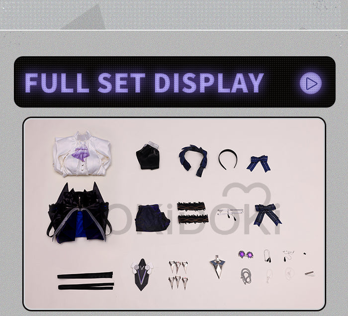 【Ready For Ship】【Glowing】DokiDoki-SR Game Zenless Zone Zero Cosplay Vivian Costume Vampire Girl ZZZ Halloween
