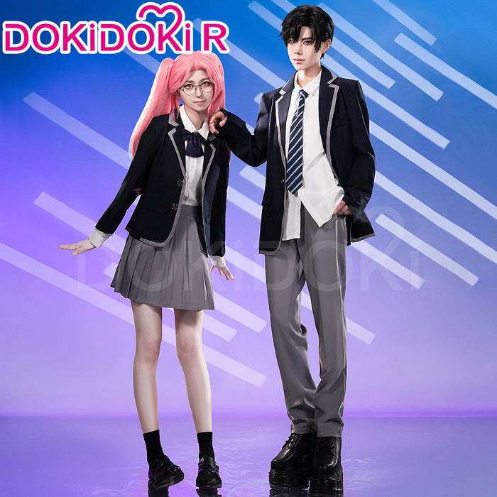 【Ready For Ship】【Last Batch】DokiDoki-R Anime Cosplay Costume School Uniform
