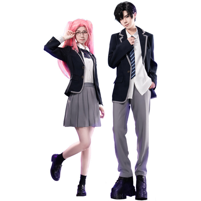 【Ready For Ship】【Last Batch】DokiDoki-R Anime Cosplay Costume School Uniform