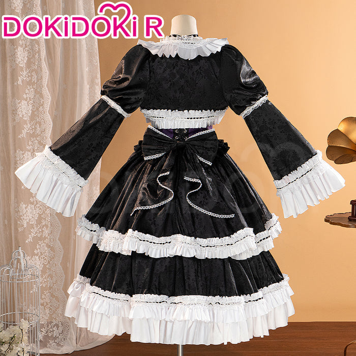 【Ready For Ship】【Last Batch】DokiDoki-R Anime Cosplay Costume Women Black Dress