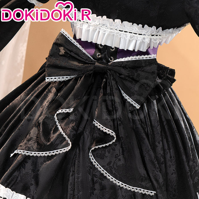 【Ready For Ship】【Last Batch】DokiDoki-R Anime Cosplay Costume Women Black Dress