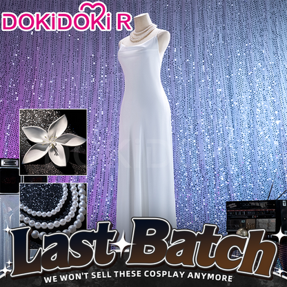 【Ready For Ship】【Last Batch】DokiDoki-R Anime NANA Cosplay Serizawa Layla Costume White Dress Reira