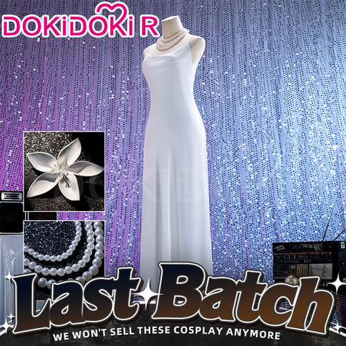【Ready For Ship】【Last Batch】DokiDoki-R Anime NANA Cosplay Serizawa Layla Costume White Dress Reira