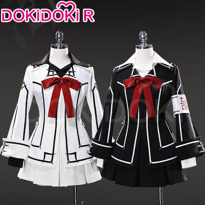 【Ready For Ship】【Last Batch】DokiDoki-R Anime Vampire Knight Cosplay Kurosu Yuki Costume Uniform