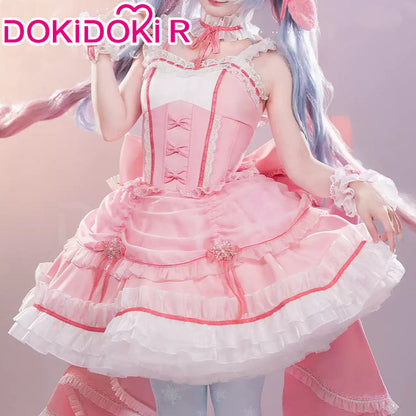 【Ready For Ship】【Last Batch】DokiDoki-R Cosplay Snow Pink Dress Lolita Female Costume