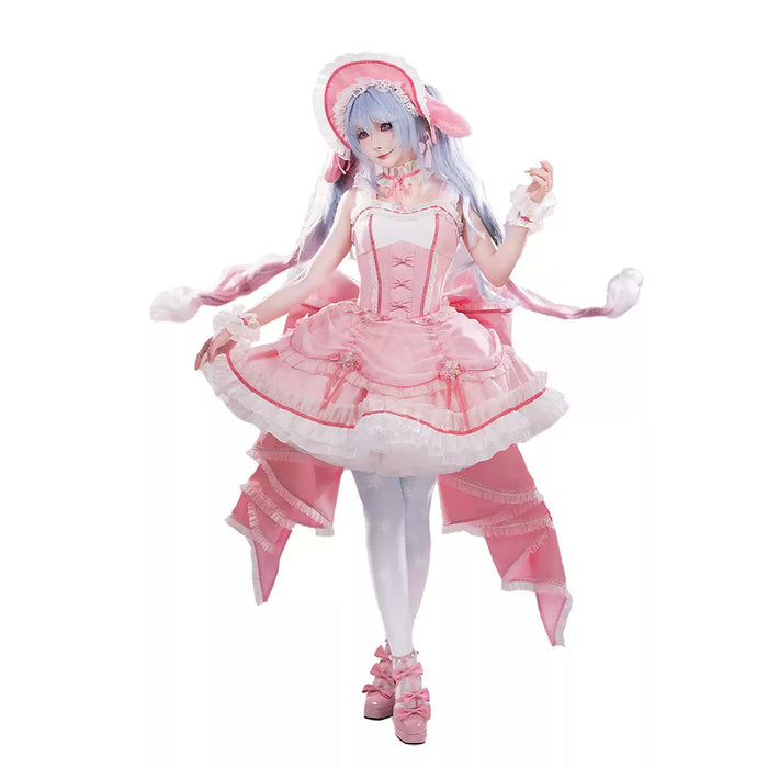 【Ready For Ship】【Last Batch】DokiDoki-R Cosplay Snow Pink Dress Lolita Female Costume