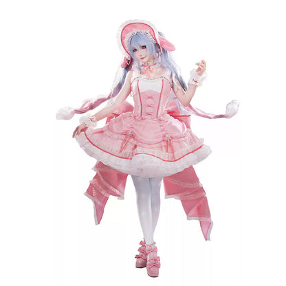 【Ready For Ship】【Last Batch】DokiDoki-R Cosplay Snow Pink Dress Lolita Female Costume