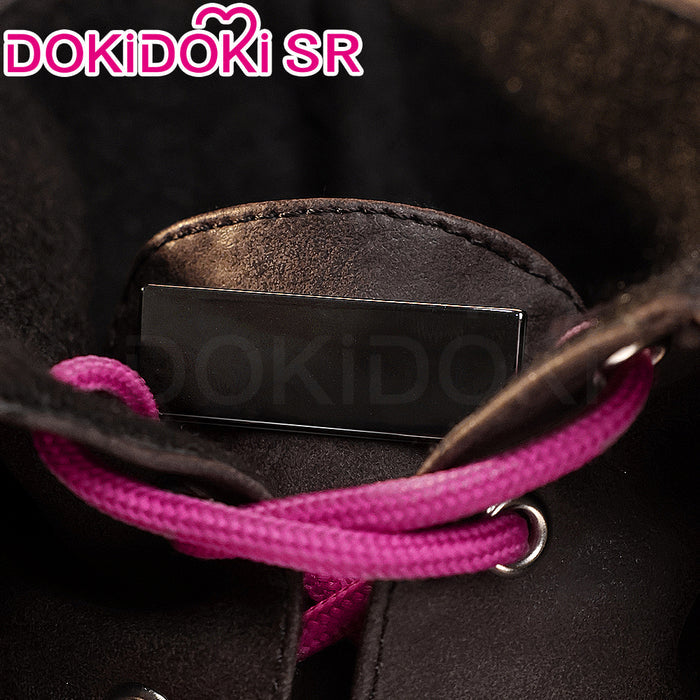 【Ready For Ship】【Last Batch】DokiDoki-SR Game Cosplay Female Shoes Brown Boots
