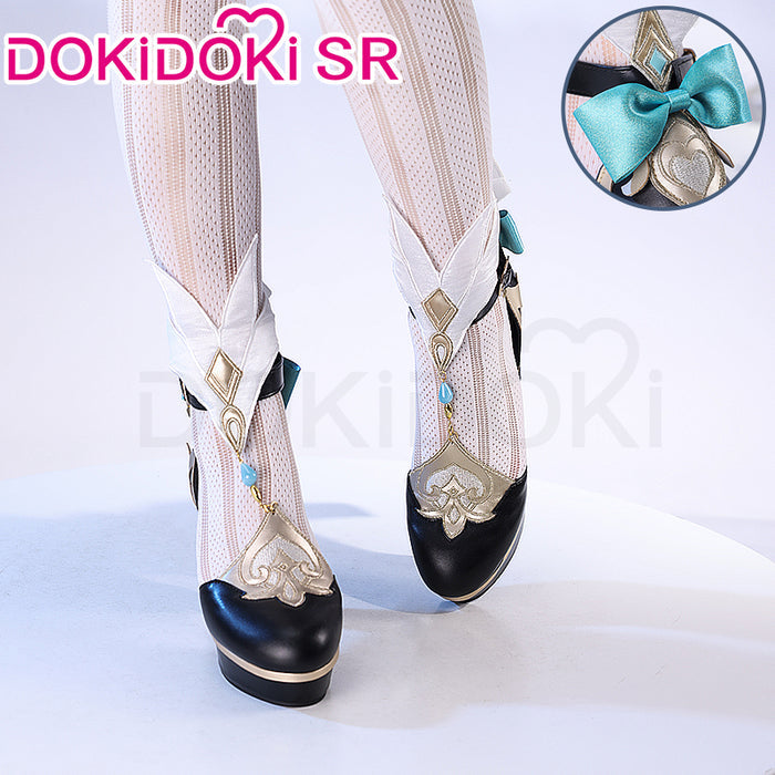 【Ready For Ship】【Last Batch】DokiDoki-SR Game Genshin Impact Cosplay Escoffier Shoes