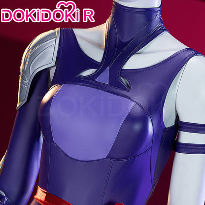 【Ready For Ship】【Last Batch】【Size XS-3XL】Dokidoki-R Game Cosplay Costume Purple Tights Skin Vengeance