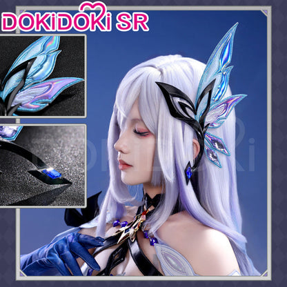 【Ready For Ship】【Size S-2XL】DokiDoki-SR Game Genshin Impact Cosplay White Skirk Costume Halloween