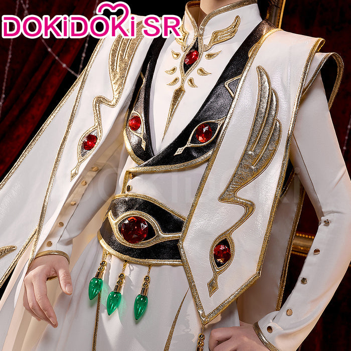 【Ready For Ship】【Size S-2XL】【Last Batch】DokiDoki-SR Anime Cosplay Emperor Costume White / Black Uniform King Wear