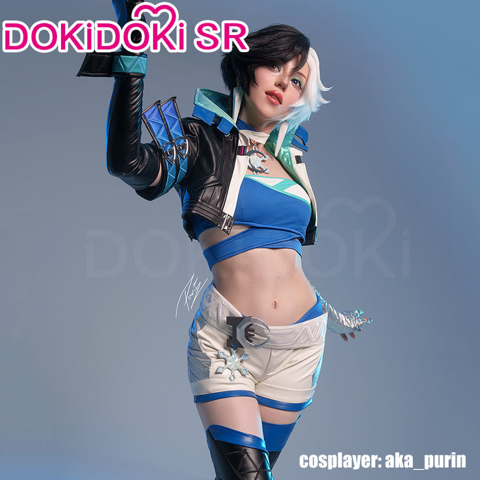 【Ready For Ship】【Size S-3XL】Dokidoki-SR Game Cosplay Costume / Shoes Woman Snow