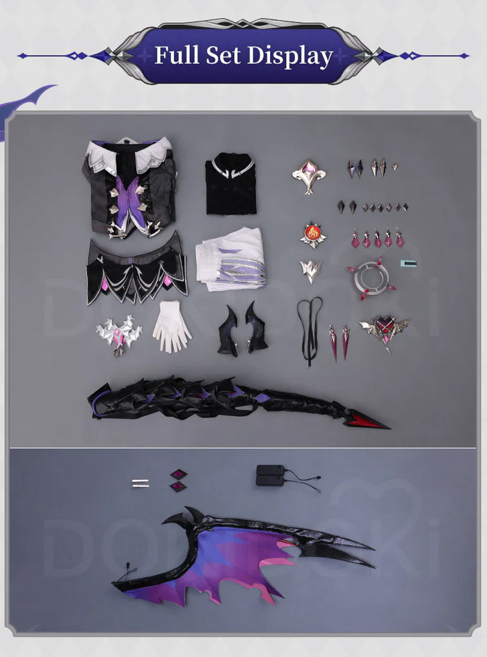【Ready For Ship】【Size S-3XL】DokiDoki-SR Game Genshin Impact Cosplay Durin Costume Song of the Welkin Moon Nod Krai Halloween