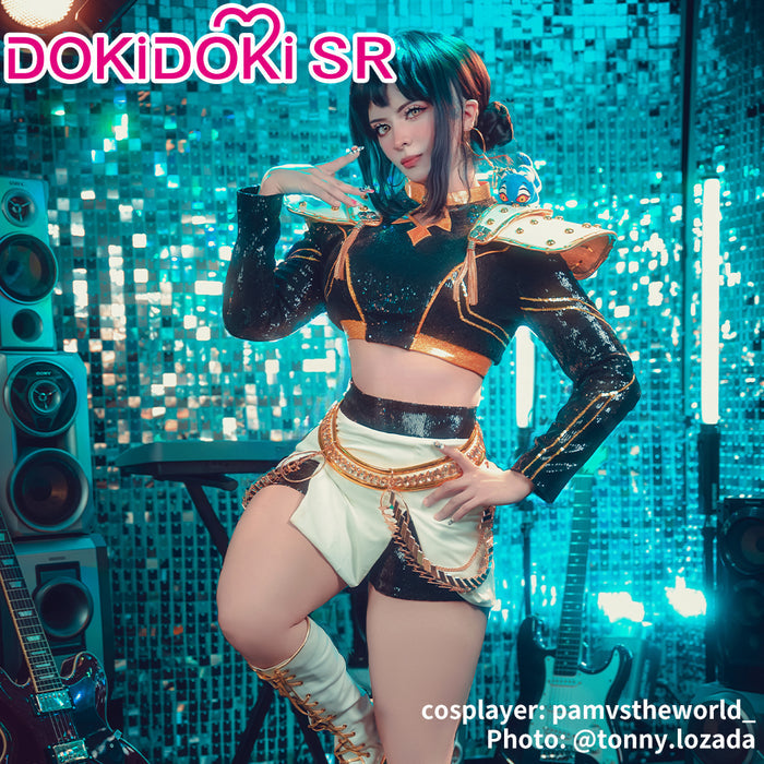 【Ready For Ship】【Size S-3XL】【Last Batch】DokiDoki-SR Movie Anime KPOP KILLER Cosplay Costume GOLD SERIES