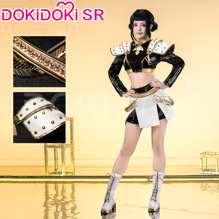 【Ready For Ship】【Size S-3XL】【Last Batch】DokiDoki-SR Movie Anime KPOP KILLER Cosplay Costume GOLD SERIES