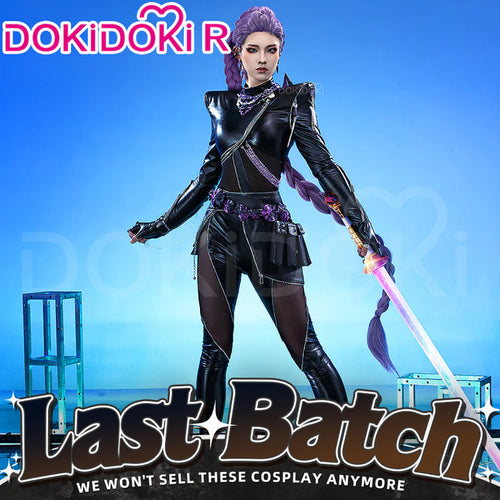【Ready For Ship】【Size S-4XL】【Last Batch】DokiDoki-R Movie Anime KPOP KILLER Cosplay Black Costume BATTLE  SERIE