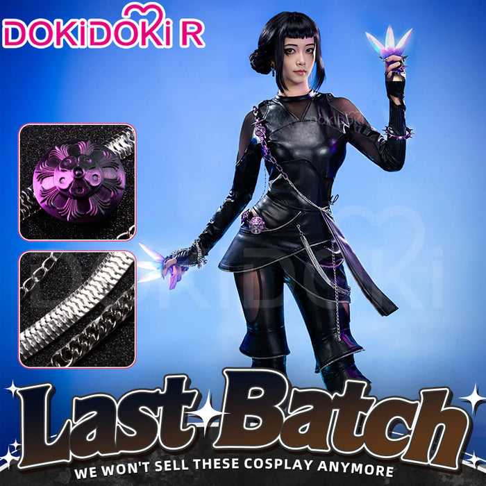 【Ready For Ship】【Size S-4XL】【Last Batch】DokiDoki-R Movie Anime KPOP KILLER  Cosplay Black Costume BATTLE  SERIE