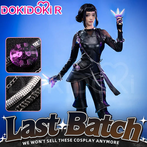 【Ready For Ship】【Size S-4XL】【Last Batch】DokiDoki-R Movie Anime KPOP KILLER  Cosplay Black Costume BATTLE  SERIE