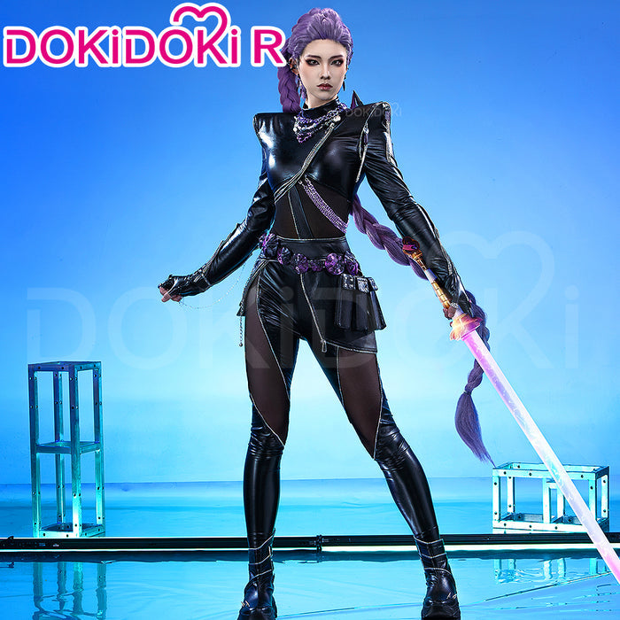 【Ready For Ship】【Size S-4XL】【Last Batch】DokiDoki-R Movie Anime KPOP KILLER Cosplay Black Costume BATTLE  SERIE