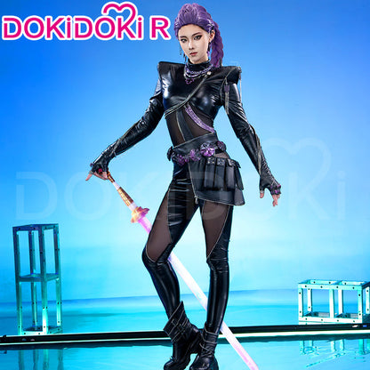 【Ready For Ship】【Size S-4XL】【Last Batch】DokiDoki-R Movie Anime KPOP KILLER Cosplay Black Costume BATTLE  SERIE
