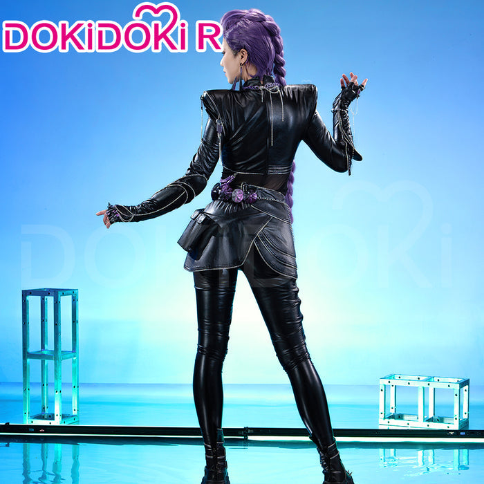 【Ready For Ship】【Size S-4XL】【Last Batch】DokiDoki-R Movie Anime KPOP KILLER Cosplay Black Costume BATTLE  SERIE