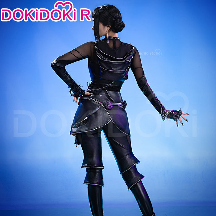 【Ready For Ship】【Size S-4XL】【Last Batch】DokiDoki-R Movie Anime KPOP KILLER  Cosplay Black Costume BATTLE  SERIE