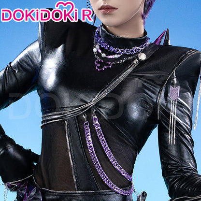 【Ready For Ship】【Size S-4XL】【Last Batch】DokiDoki-R Movie Anime KPOP KILLER Cosplay Black Costume BATTLE  SERIE