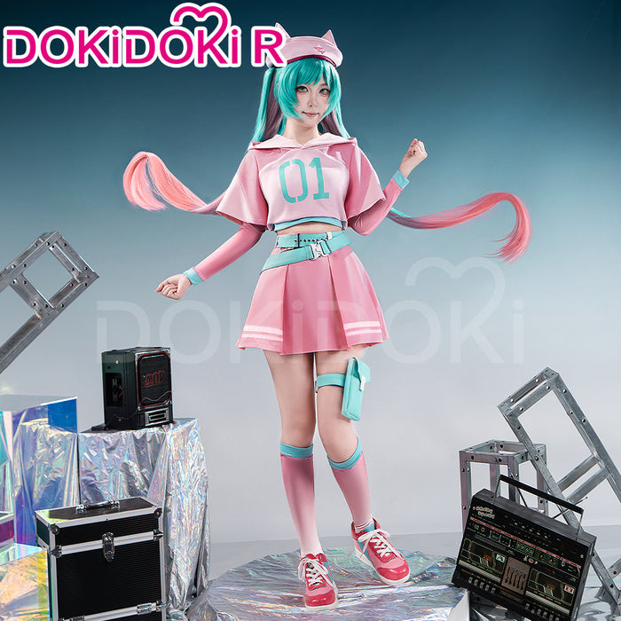 【Ready For Ship】【Size XS-2XL】DokiDoki-R Cosplay  Costume Pink Dress