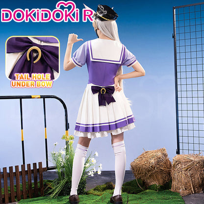 【Ready For Ship】【Size XS-3XL】Dokidoki-R Anime Cosplay Purple Uniform