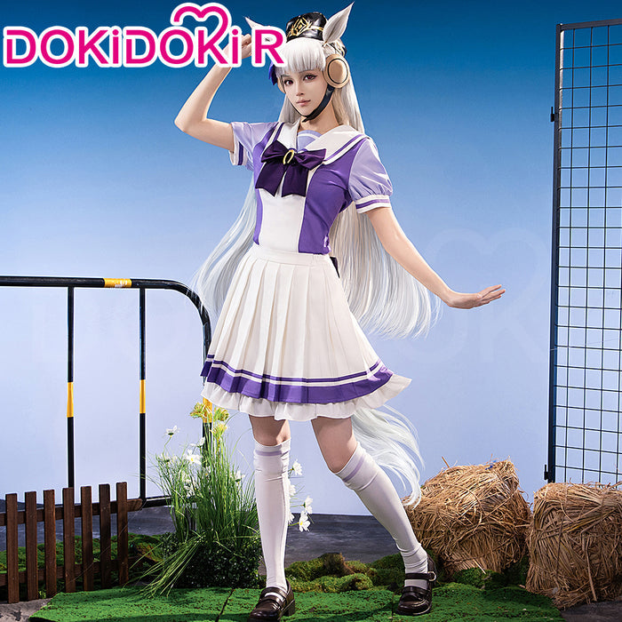 【Ready For Ship】【Size XS-3XL】Dokidoki-R Anime Cosplay Purple Uniform