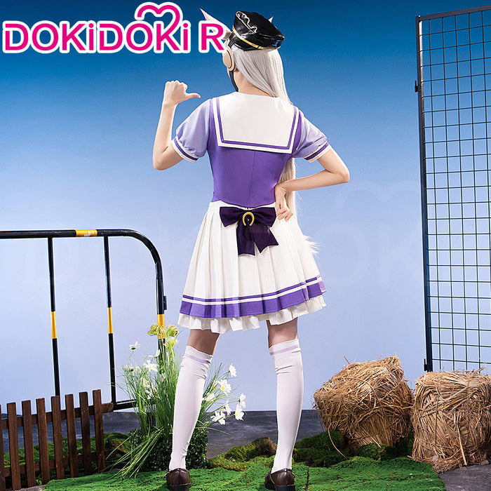 【Ready For Ship】【Size XS-3XL】Dokidoki-R Anime Cosplay Purple Uniform