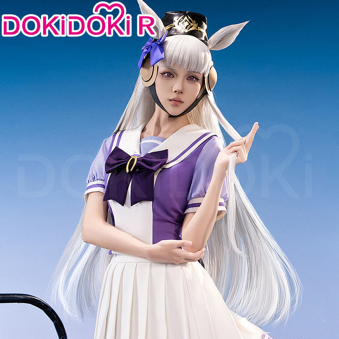 【Ready For Ship】【Size XS-3XL】Dokidoki-R Anime Cosplay Purple Uniform