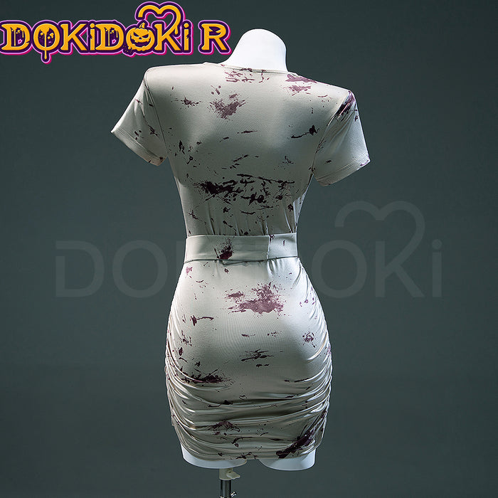 【Ready For Ship】【Size XS-3XL】DokiDoki-R Movie Game Cosplay Nurse Costume Halloween