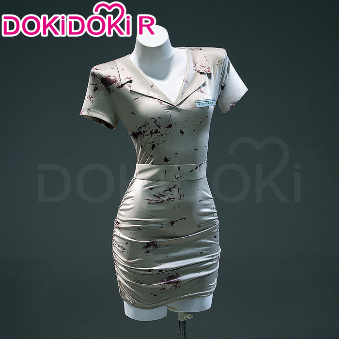 【Ready For Ship】【Size XS-3XL】DokiDoki-R Movie Game Cosplay Nurse Costume Halloween