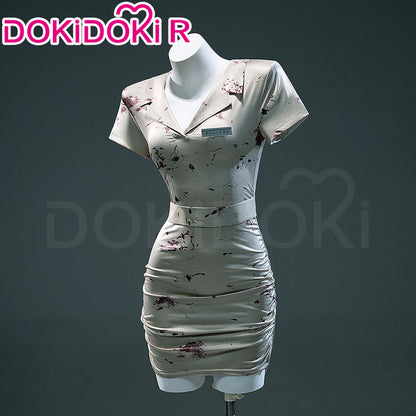【Ready For Ship】【Size XS-3XL】DokiDoki-R Movie Game Cosplay Nurse Costume Halloween