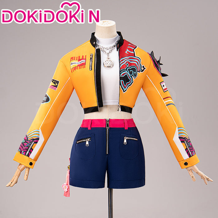 【Ready For Ship】【Size XS-3XL】【Last Batch】DokiDoki-N Movie Anime KPOP KILLER Cosplay Costume YELLOW SERIES