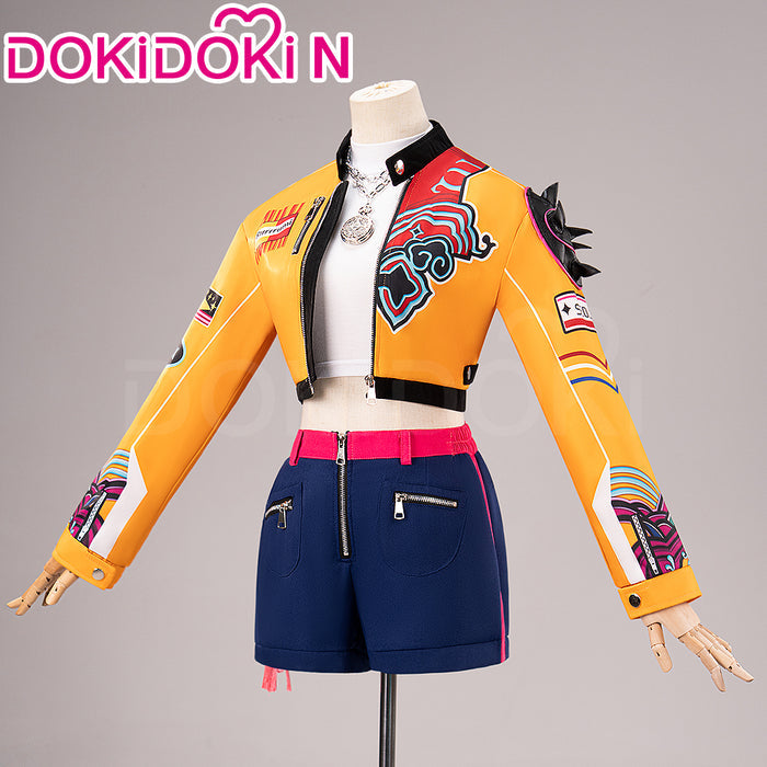 【Ready For Ship】【Size XS-3XL】【Last Batch】DokiDoki-N Movie Anime KPOP KILLER Cosplay Costume YELLOW SERIES